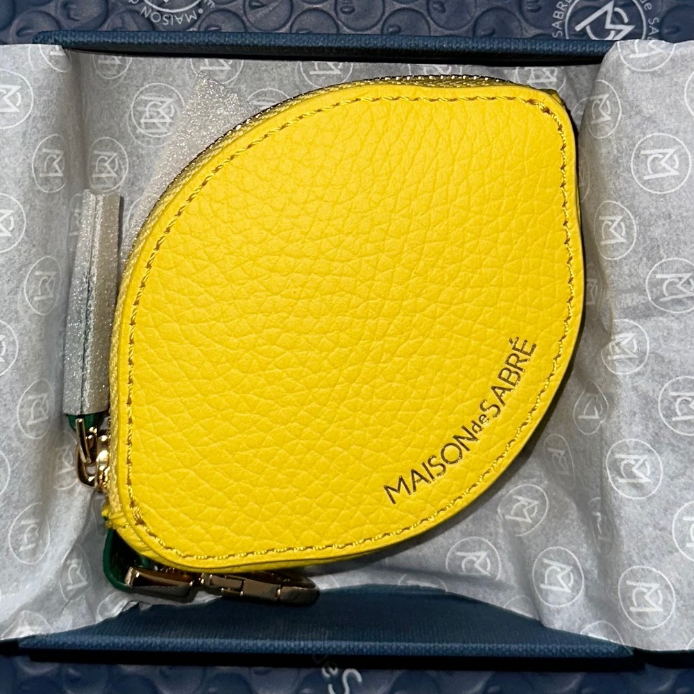 Sabrémoji Lemon Fruit Coin Purse